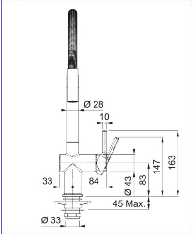 Franke Active 115.0653.407 - 301987 mitigeur évier à douchette sur flexible Inox