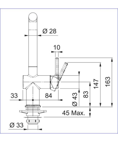Franke Active 115.0653.298 - 301013 mitigeur évier bec mobile Chrome