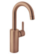 Damixa Silhouet 747308700 mitigeur lavabo + bec mobile PVD Cuivre mat