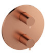 Damixa Silhouet 767068700 façade mitigeur thermo + inverseur à encastrer PVD Cuivre mat