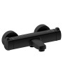 Damixa Pine 575076100 mitigeur thermostatique mural de bain-douche Noir mat