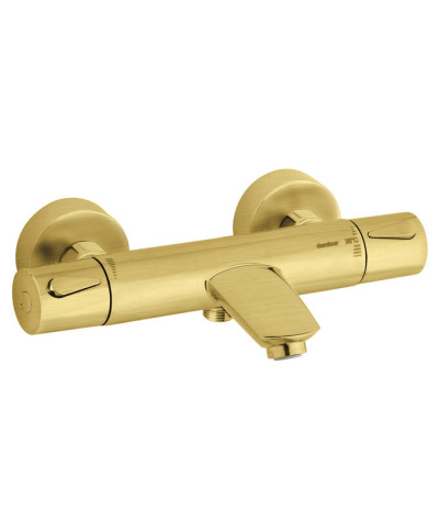 Damixa Silhouet 745007900 mitigeur thermostatique mural de bain-douche PVD Laiton mat