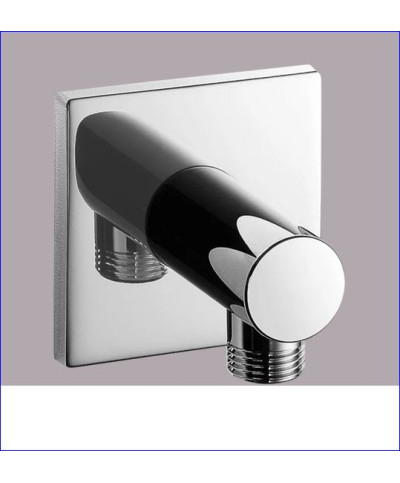 Kwc Coude mural rosace carrée chrome - 26.000.611.000 - 122205