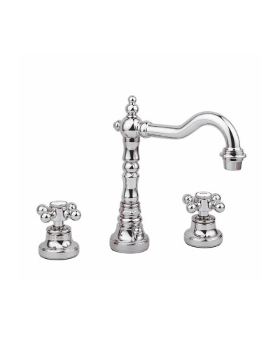 copy of Damixa Tradition 370200000 mélangeur lavabo + vidage + bec mobile chrome