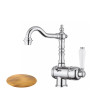 copy of Damixa Tradition 370200000 mélangeur lavabo + vidage + bec mobile chrome