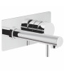 copy of Ramon Soler Alexia 362101NC-36A302902 mitigeur lavabo à encastrer + plaque + bec 190 mm nickel brossé