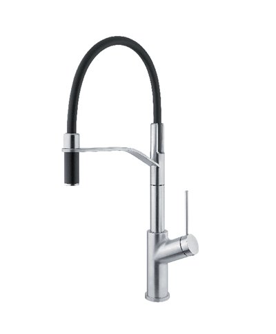 Armando Vicario 400392-1835CR mitigeur évier à mousseur extractible sur flexible chrome