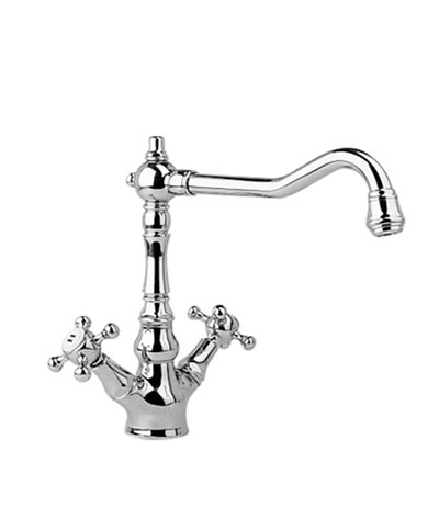 Zazzeri Kent 2 Mélangeur évier à bec 55013103A00OLOL laiton brillant