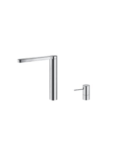 Kwc Ono 10 152 413 000FL - 122090 mitigeur évier 2 trous à bec orientable chrome