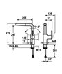 Kwc Ava 10 191 103 127FL - 122947 mitigeur évier à douchette Steel