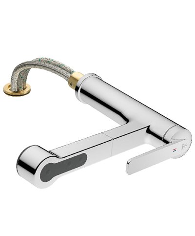 Kwc Domo6 10 661 053 000FL - 124923 mitigeur évier spec  fenetre à douchette escamotable chrome