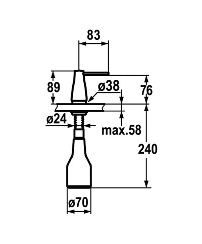 Kwc Eve Z 536 063 151 - 536263 Distributeur savon noir