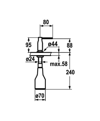 Kwc Sin Z 536 332 000 - 536332 Distributeur savon chrome