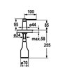 Kwc Zoe Z 536 586 127 - 536587 Distributeur savon steel