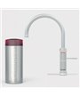 Quooker 22+CFRRVS Réservoir COMBI+ et robinet eau bouillante Classic Fusion Round acier inoxydable