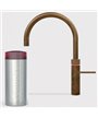 Quooker 22+FRPTN Réservoir COMBI+ et robinet eau bouillante Fusion Round laiton patiné