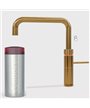 Quooker 22+FSGLD Réservoir COMBI+ et robinet eau bouillante Fusion Square or 