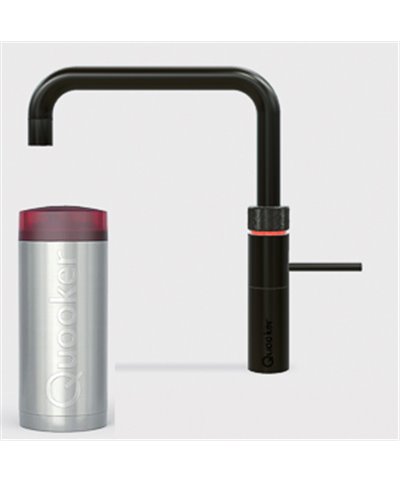 Quooker 22+FSGME Réservoir COMBI+ et robinet eau bouillante Fusion Square Gun Metal