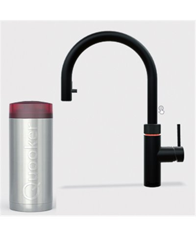 Quooker 22XBLK Réservoir COMBI et robinet eau bouillante Flex Black
