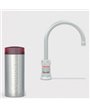 Quooker 3CNRRVS Réservoir PRO3 et robinet eau bouillante Classic Nordic Round acier inoxydable