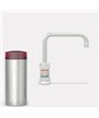 Quooker 3CNSRVS Réservoir PRO3 et robinet eau bouillante Classic Nordic Square acier inoxydable