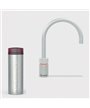 Quooker 3NRRVS Réservoir PRO3 et robinet eau bouillante Nordic Round acier inoxydable