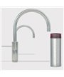 Quooker 3NRCHRTT Réservoir PRO3 et robinet eau bouillante Nordic Round Twintaps chromé