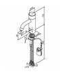 Damixa Silhouet Touchless 740227900 mitigeur lavabo sans contact PVD Laiton mat