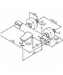 Damixa Silhouet 745004600 mitigeur thermostatique mural de bain-douche PVD Acier
