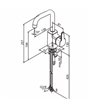 Damixa Pine 176300000 mitigeur lavabo + bec mobile chrome
