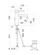 Newform X-T 4200.M0.072 mitigeur lavabo + vidage EM Copper satin