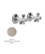 Newform 125.M0.070 Robinet à sphère avec fitre 1/2" - set de 2 Exclusive Metal Titanium satin