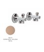 Newform 125.M0.072  Robinet à sphère avec fitre 1/2" - set de 2 Exclusive Metal Copper satin