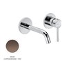Newform 4228E.58.061 X-T Façade Mitigeur lavabo à encastrer + bec 167 mm PVD Copper bronze