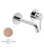 Newform 4230E.M0.072 X-T Façade Mitigeur lavabo à encastrer + bec 238 mm EM Copper satin