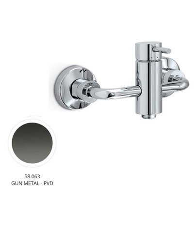 Newform 4255.58.063 X-T mitigeur mural douche PVD Gun metal