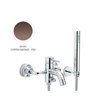 Newform 4240C.58.061 X-T mitigeur mural bain douche + set douche PVD Copper bronze