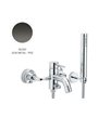 Newform 4240C.58.063 X-T mitigeur mural bain douche + set douche PVD Gun metal