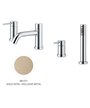 Newform 4280C.M0.071 X-T mitigeur bain douche 4 trous sur gorge Exclusive Metal Gold satin
