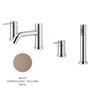 Newform 4280C.M0.075 X-T mitigeur bain douche 4 trous sur gorge Exclusive Metal Copper glossy