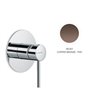 Newform 4275E.58.061 X-T façade mitigeur douche à encastrer PVD Copper bronze