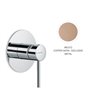 Newform 4275E.M0.072 X-T façade mitigeur douche à encastrer Exclusive Metal Copper satin