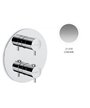 Newform  67608E.21 X-T façade mitigeur thermo + inverseur à encastrer chrome