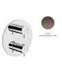 Newform 67608E.58.061 X-T façade mitigeur thermo + inverseur à encastrer PVD Copper bronze