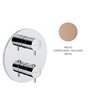 Newform 67608E.M0.072 X-T façade mitigeur thermo + inverseur à encastrer Exclusive Metal Copper satin