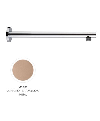 Newform 27670.M0.072 Bras douche 382 mm rosace ronde EM Copper satin