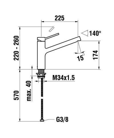 Laufen Arwa Similor Kugler HF 9 05432 448 000 TwinPlus mitigeur évier à bec orientable PVD inox noir