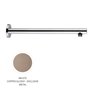 Newform 27670.M0.075 Bras douche 382 mm rosace ronde EM Copper glossy
