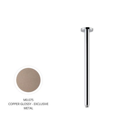 Newform 27680.M0.075 Bras douche vertical 350 mm EM Copper glossy