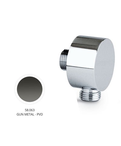 Newform 2299.58.063 X-Trend coude de sortie PVD Gun metal